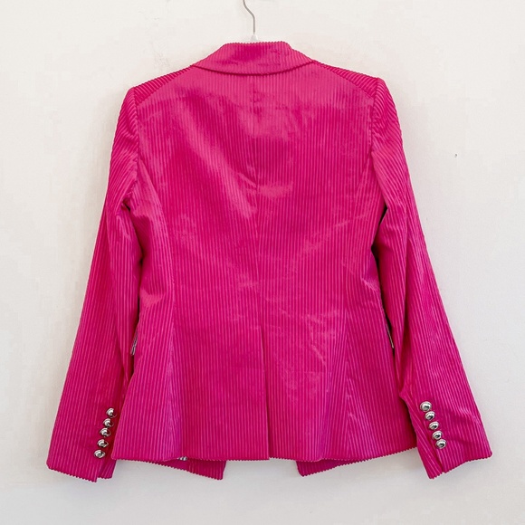Veronica Beard Lia Corduroy Dickey Jacket Pink 2 - Picture 8 of 13